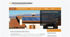 Desktop Screenshot of fotovoltaickepanely.com