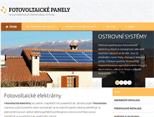 Tablet Screenshot of fotovoltaickepanely.com